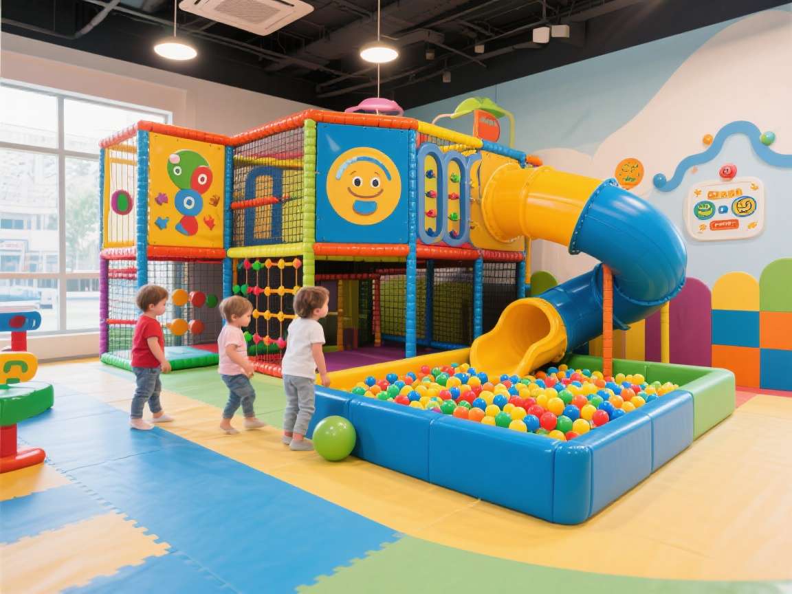 Funland Kids Zone Colorful and safe play area for children with various activities