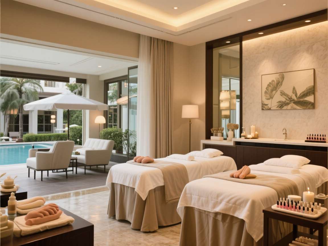 Serenity Spa Relaxing massage room at Serenity Spa