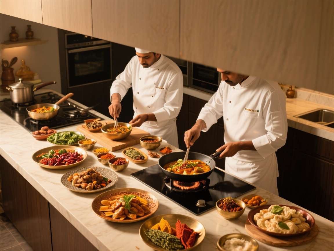 Spice Route Restaurant Interior of Spice Route restaurant showcasing Indian traditional decor and dining area