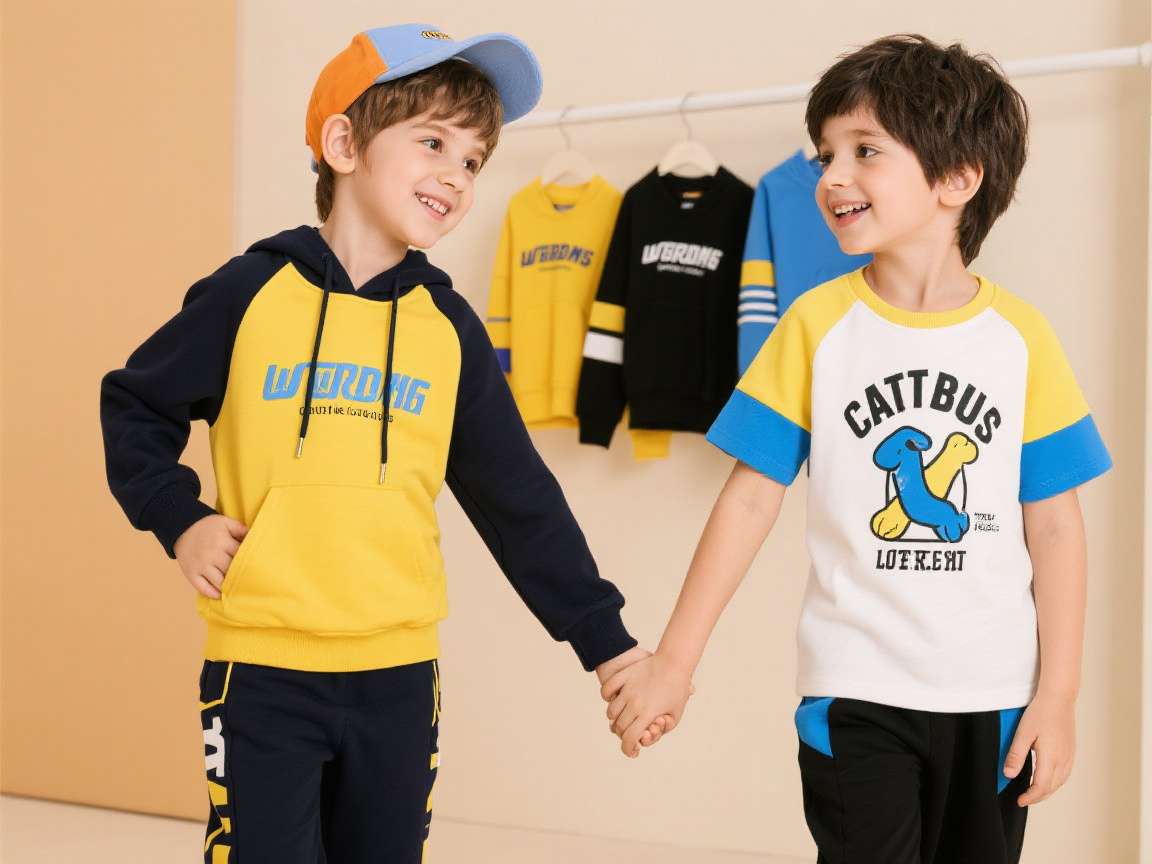 Kids' Casual Wear Collection Casual wear for kids including t-shirts and jeans