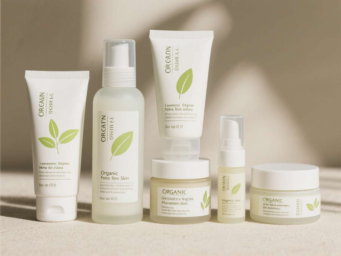 Organic Skincare Collection Organic skincare gift set with multiple products