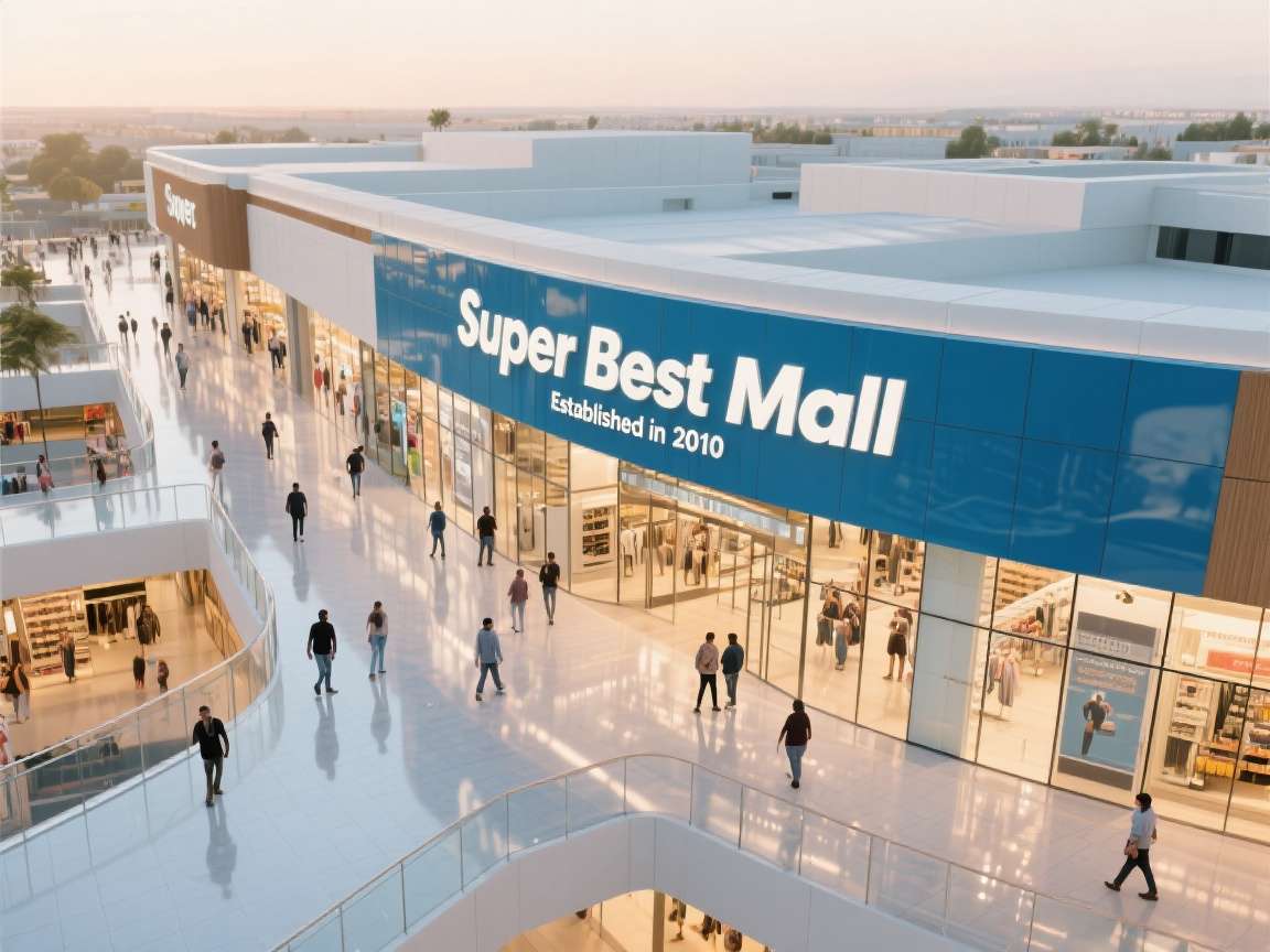 Super Best Mall Exterior Exterior view of Super Best Mall showing the modern architecture and entrance