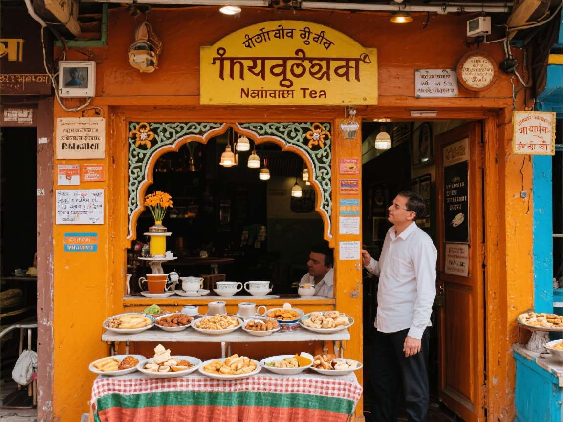 Desi Chaiwala Cafe Chai and snacks at Desi Chaiwala cafe