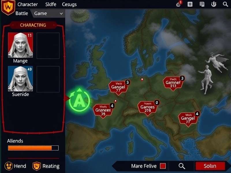 Vengeful Skirmish Masters character selection screen
