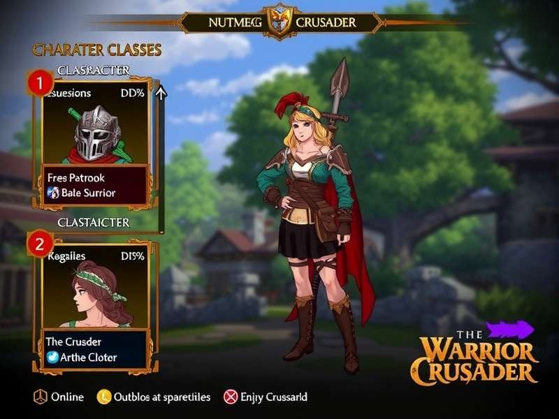 Nutmeg Warrior Crusader Character Classes