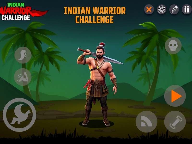 Indian Warrior Challenge Gameplay Scene