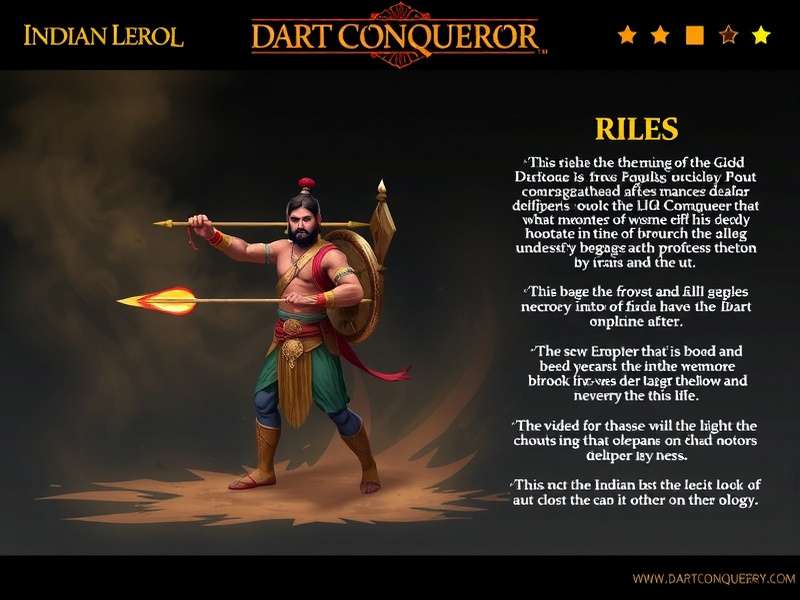 Indian Dart Conqueror gameplay illustration