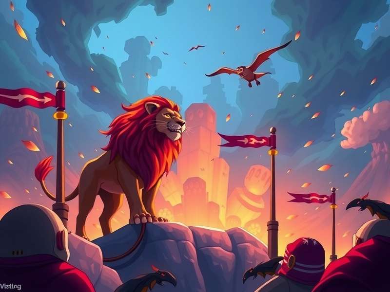 Lions Victory Game Interface