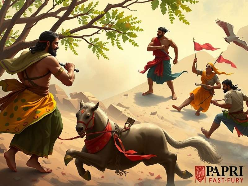 Papri Fast Fury card gameplay demonstration