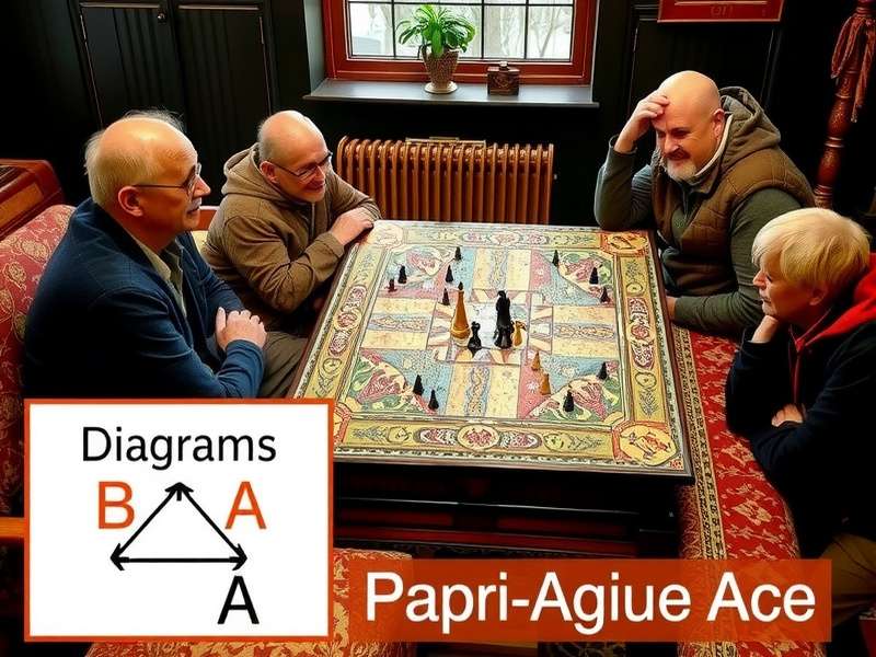 Multi-generational family playing Papri Agile Ace together