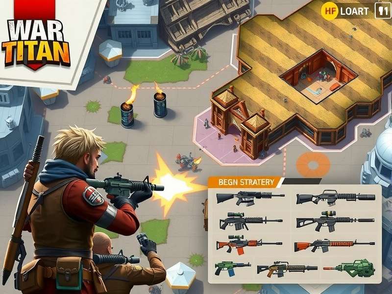 BGMI War Titan map overview showing different terrains