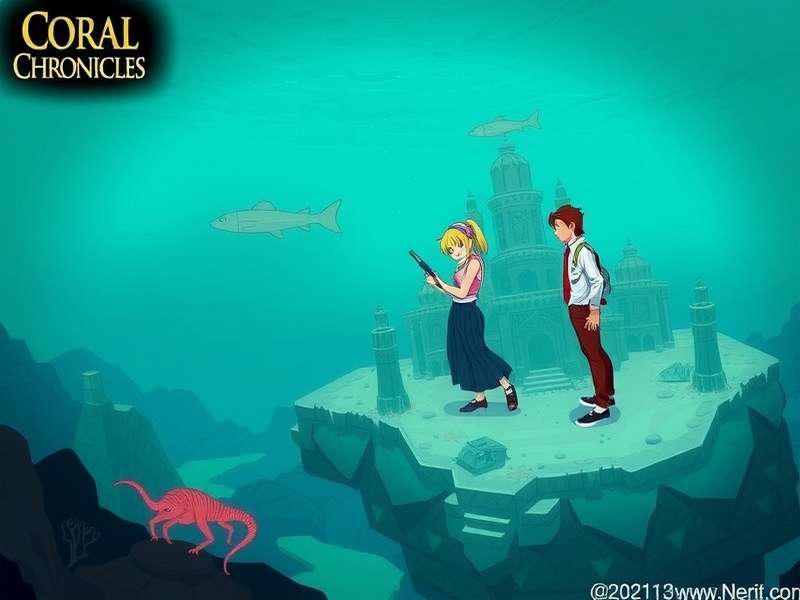 Coral Chronicles underwater gameplay scene