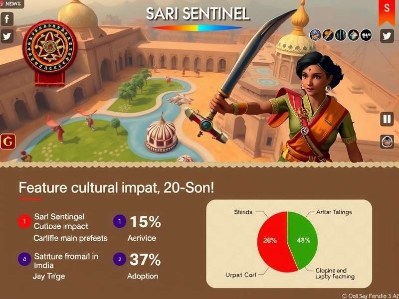 Sari Sentinel feature showcase displaying various game elements