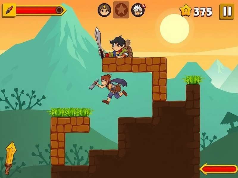 Indore Adventure Hero gameplay screenshot showing character in action