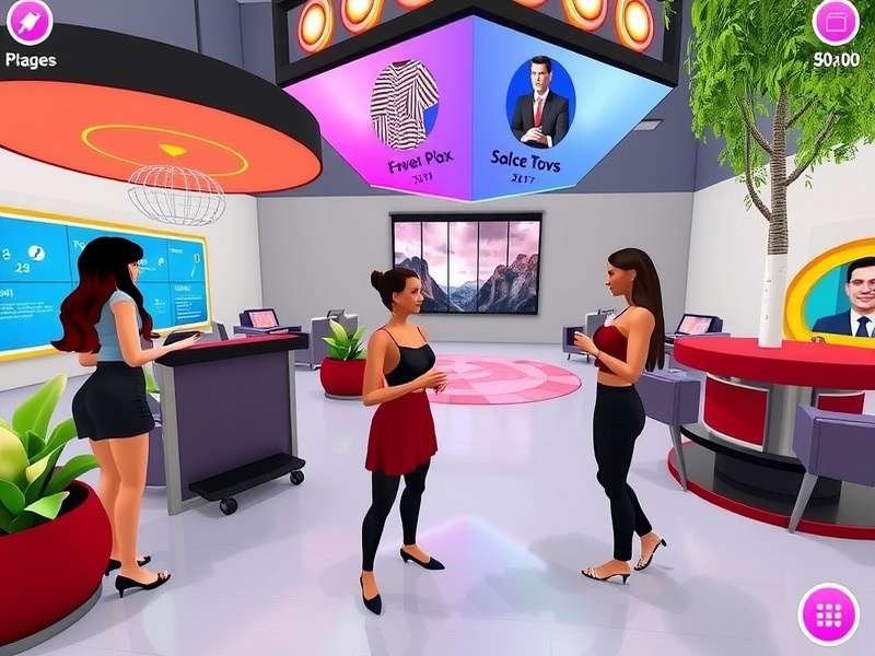 Social interactions in Avakin Life Main Game