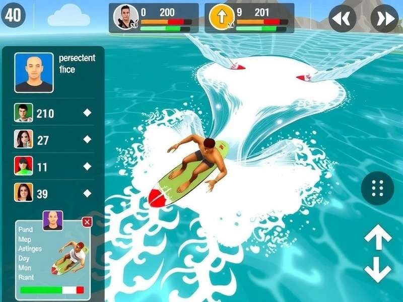 Ponda Wave Rider multiplayer competition screen