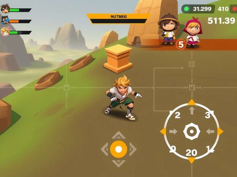 Nutmeg Sprint Titan gameplay screenshot showing player executing nutmeg move
