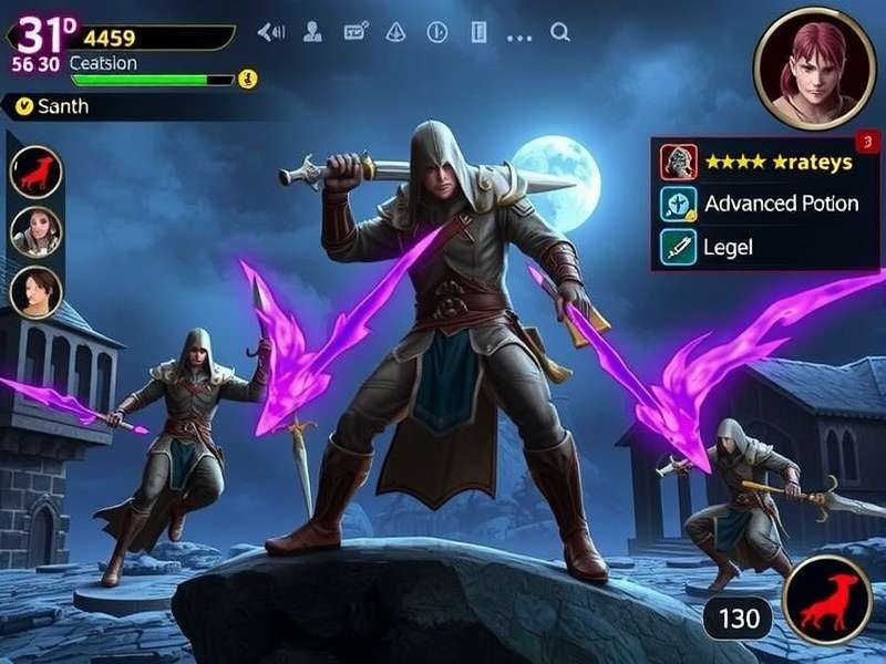 Golden Warrior Shadow Realms gameplay screenshot