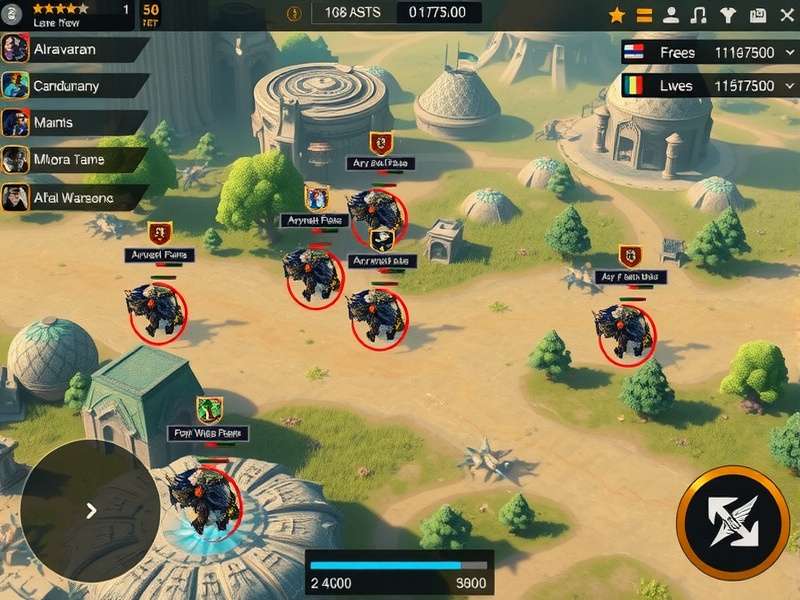 Maha Warzone gameplay screenshot showing battle arena