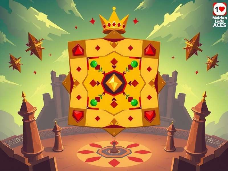 Maidan Ludo King Ace token movement diagram