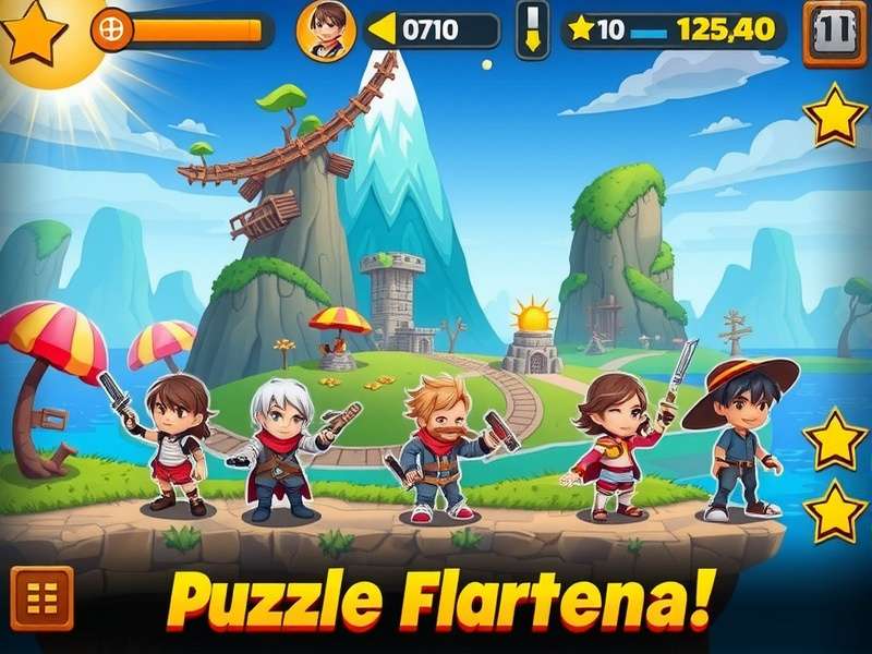 Papri Fiesta Adventureland combat and puzzle mechanics