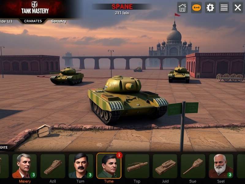 India S Tank Mastery gameplay screenshot