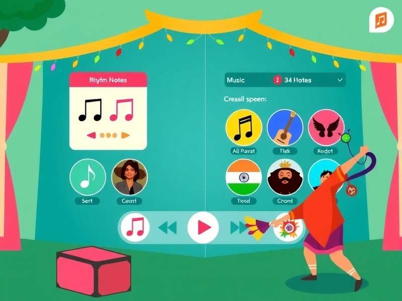 Bolly Beats Bonanza music selection screen showing various Indian music genres