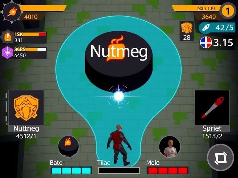 Nutmeg Sprint Titan character customization screen