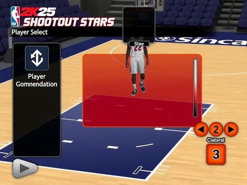 NBA 2K25 Shootout Stars player selection