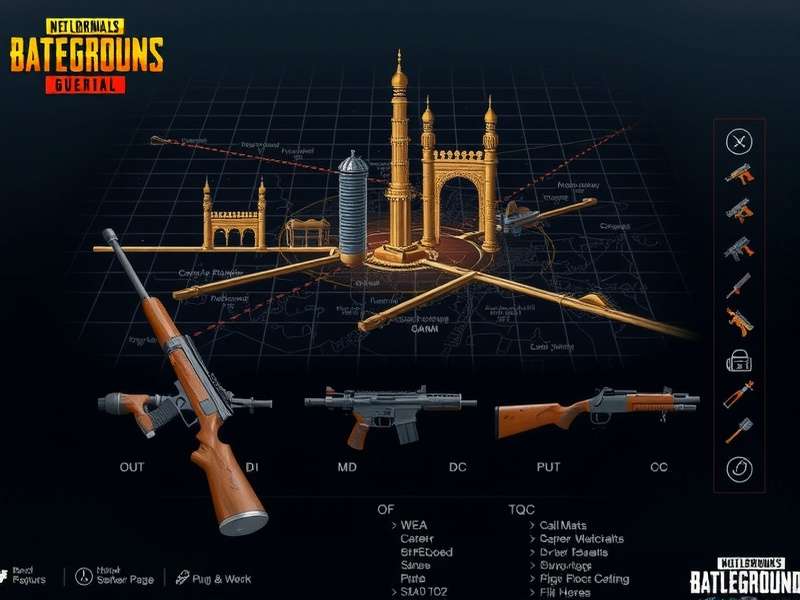 PUBG Mumbai Guardian gameplay screenshot showing Mumbai-inspired map