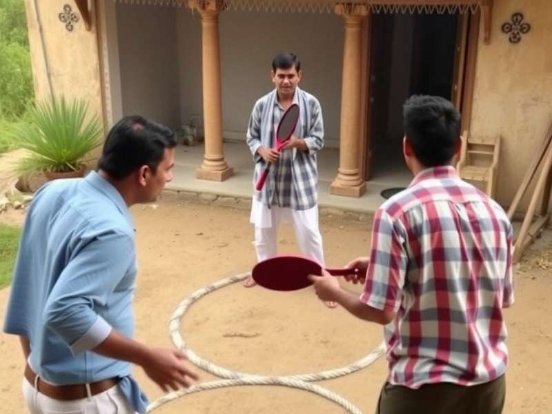 Diagram showing Hyderabad Hero Paddle court dimensions and rules