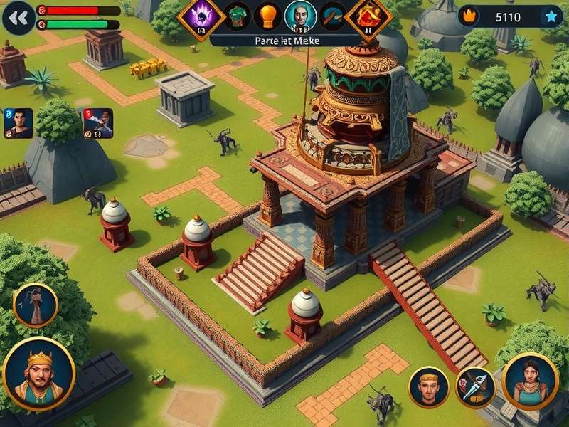 Hoysala temple architecture featured in the game