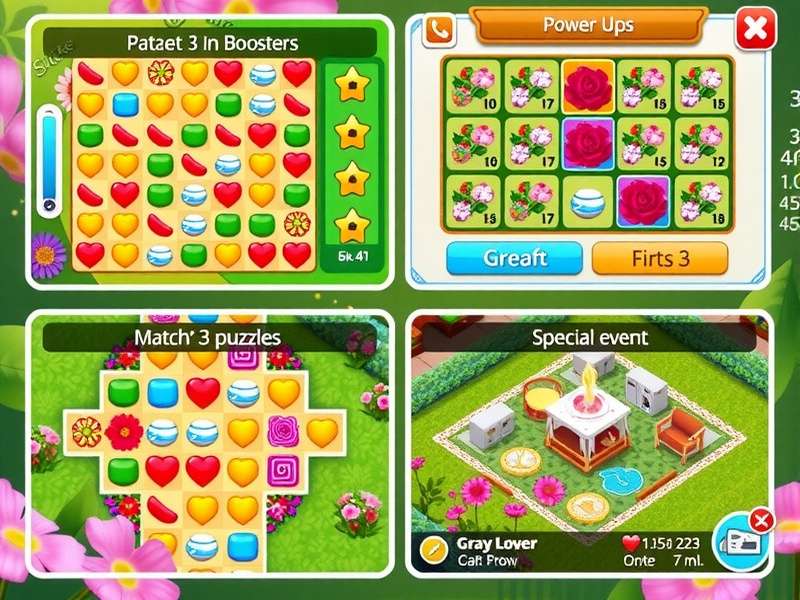 Gardenscapes Floral Fiesta special event screenshot