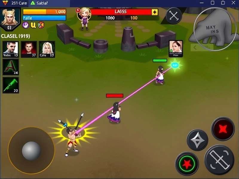 Vaishali Victor battle strategy diagram showing positioning and ability usage