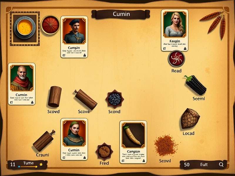 Cumin Spice Ace India gameplay illustration