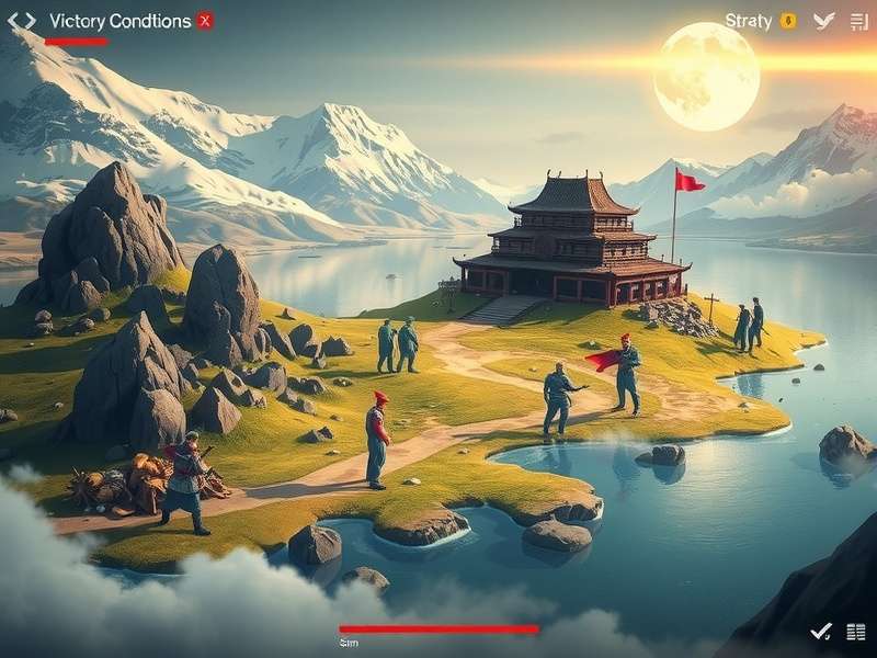 Siolim Peak Confront gameplay screenshot showing strategic interface