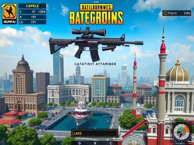 PUBG Mumbai Guardian weapon customization interface
