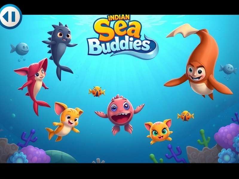 Indian Sea Buddies social features showing multiplayer interaction