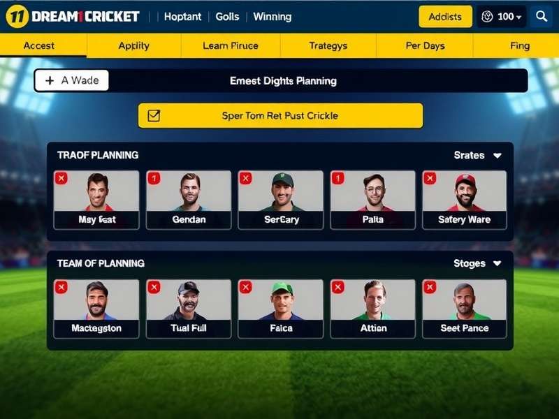 Dream11 Fantasy Cricket winning strategies