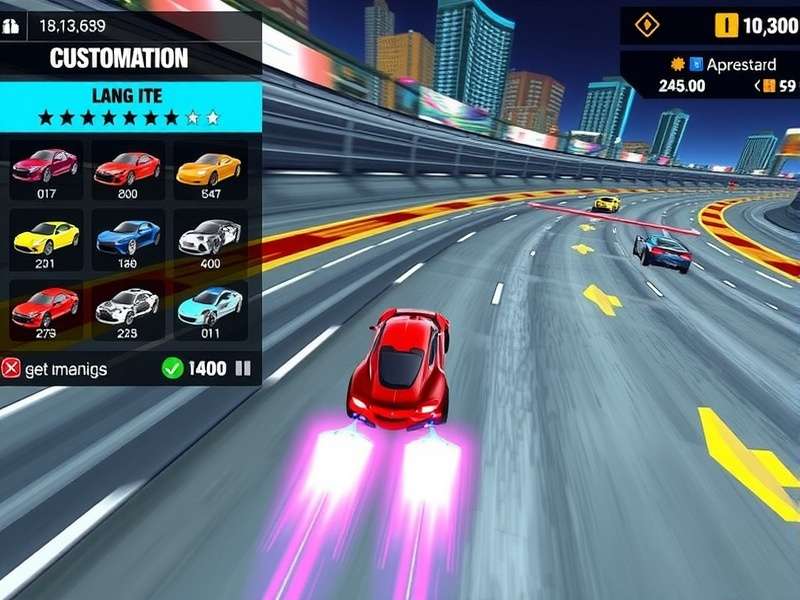 Pepper Racer Elite multiplayer race showing overtaking maneuvers