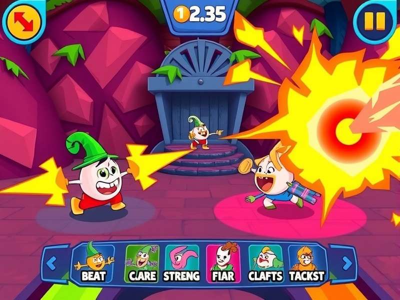 Goa Turbo Blast gameplay screenshot showing vibrant colors and action