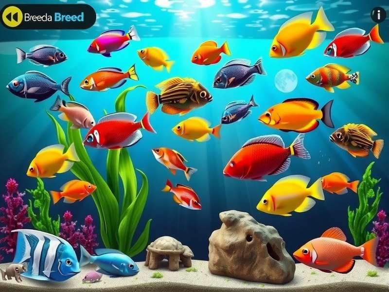 Breeding interface in Tropical Fish Paradise India game