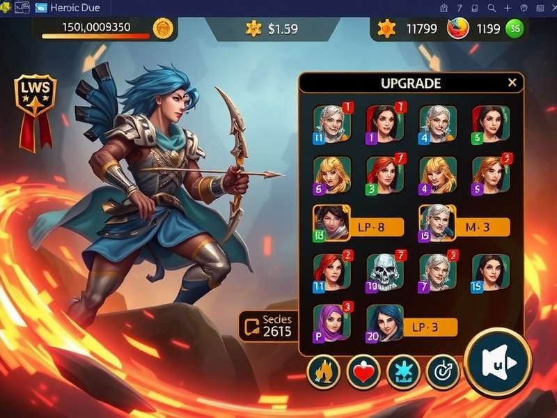 Epoch Archero Heroic Duel character abilities and skill tree