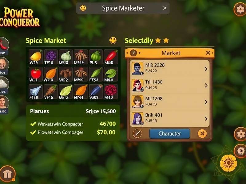 Power Cumin Conqueror character selection screen