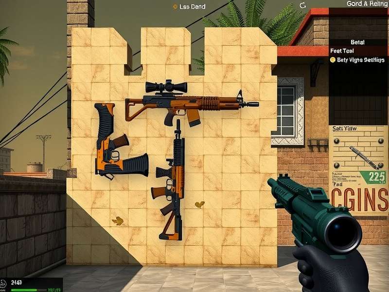 Map overview of Bullet Force Team Deathmatch