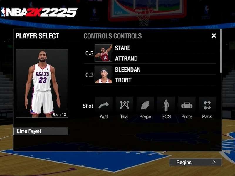 NBA 2K25 Shootout Stars controls demonstration