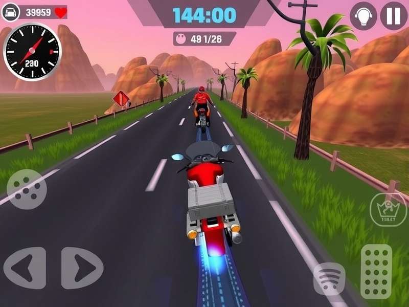 Highway Dash Hero gameplay screenshot showing Indian highway environment