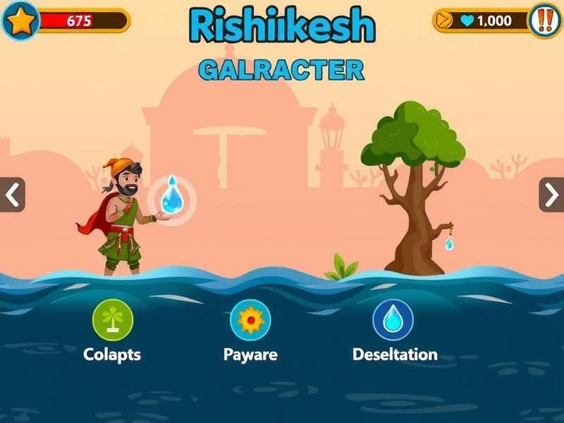 Rishikesh Water Wizard character selection screen