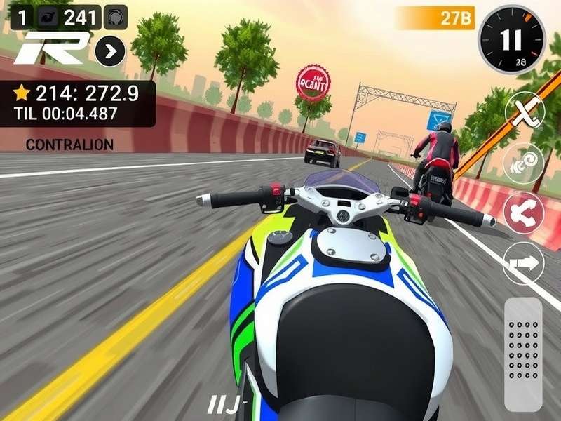 Speedster Nagpur gameplay screenshot showing high-speed racing action