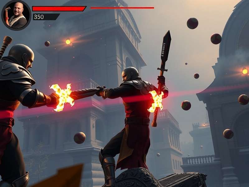 Steel Mace Avenger gameplay screenshot showing combat action